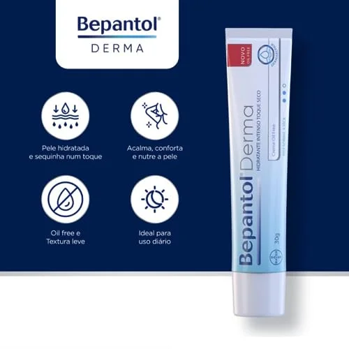 Bepantol Derma Toque Seco 30g, Oil Free, Hidratante Facial e Corporal - Image 5