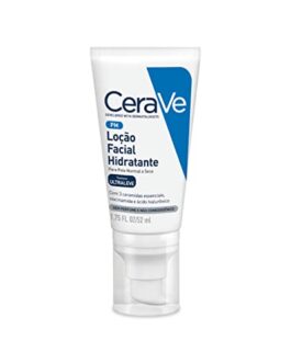 CeraVe, Loção Hidratante para o rosto, com Ácido Hialurônico, Niacinamida, Textura ultra fluida, 52ml
