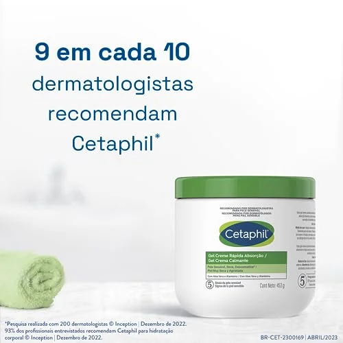 Cetaphil Gel Creme Rápida Absorção Com Aloe Vera 453g - Image 4