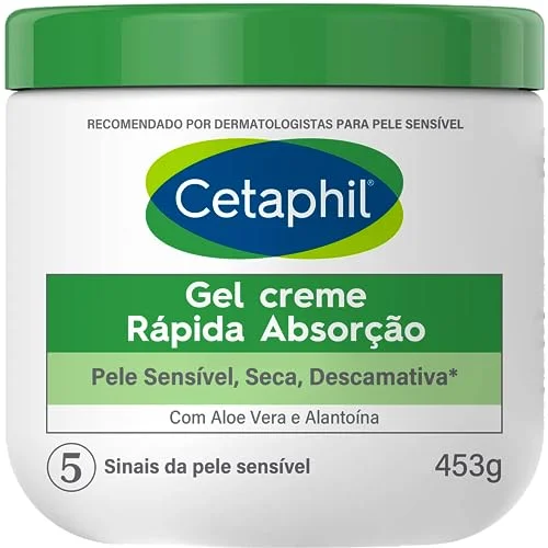 Cetaphil Gel Creme Rápida Absorção Com Aloe Vera 453g