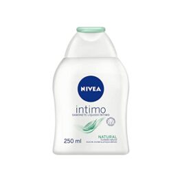 NIVEA Sabonete Líquido Íntimo Natural 250ml – Mantém o ph natural, com extrato de camomila e óleo de jojoba, limpeza suave, sem corantes, testado dermatologicamente e ginecologicamente