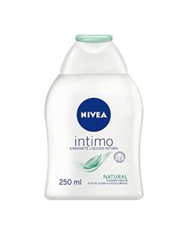 NIVEA Sabonete Líquido Íntimo Natural 250ml – Mantém o ph natural, com extrato de camomila e óleo de jojoba, limpeza suave, sem corantes, testado dermatologicamente e ginecologicamente