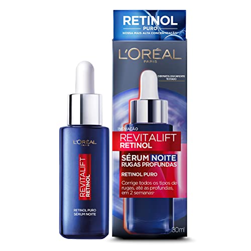 L'Oréal Paris Sérum Retinol Noturno Antirrugas Revitalift, 30ml