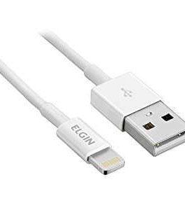 Cabo Lightning USB para Dispositivos Marca Apple de 1 Metro Branco Elgin