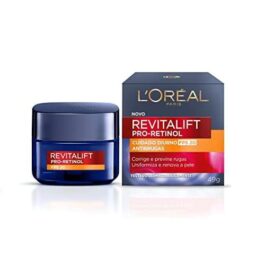 L’Oréal Paris Creme Facial Antirrugas Revitalift Pro Retinol Cuidado Diurno FPS20, 49g