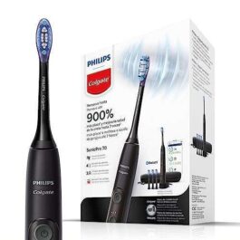 Colgate Escova De Dente Elétrica Philips Sonicpro 70 Recarregável Bivolt Tem 3 Refis E Um Estojo Para Viagem