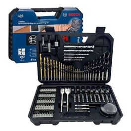 Bosch Kit de pontas e brocas com 103 peças