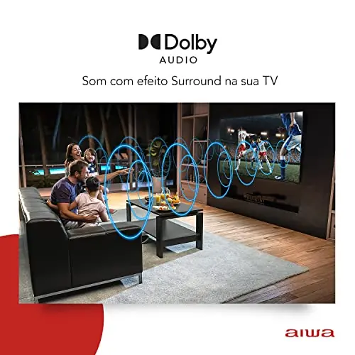Smart TV Aiwa 43”, Android, Full HD, Borda Ultrafina, HDR10, Dolby Áudio - AWS-TV-43-BL-02-A - Image 4