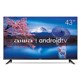 Smart TV Aiwa 43”, Android, Full HD, Borda Ultrafina, HDR10, Dolby Áudio – AWS-TV-43-BL-02-A