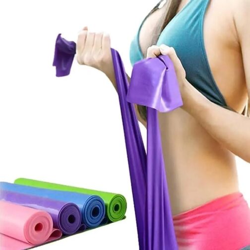 Faixa Elástica Fisioterapia Academia Thera Band Para Exercícios Multifuncionais 1,5 metro Largura 15cm Espessura 0.35mm Fisioterapia Yoga Pilates EXCLUSIVO MARCA SAMPEES (Roxo)