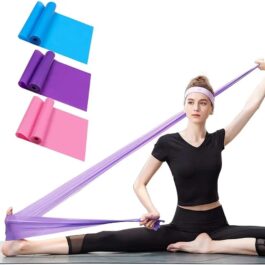 Faixa Elástica Fisioterapia Academia Thera Band Para Exercícios Multifuncionais 1,5 metro Largura 15cm Espessura 0.35mm Fisioterapia Yoga Pilates EXCLUSIVO MARCA SAMPEES (Roxo)