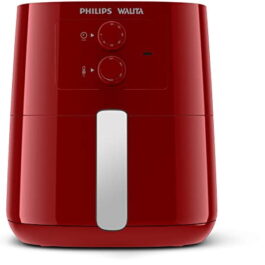 Walita, Air Fryer, RI9201/41, Fritadeira Série 3000, Philips, com 4.1L de capacidade, Vermelha, 1400W, 110v