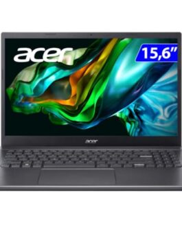 Notebook Acer Aspire 5 A515-57-55B8 Intel Core i5 12º Geração 8GB RAM 256GB SSD (UHD) 15.6″ LED Full HD TN 60hz Cinza aço Windows 11H