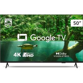 Smart TV Philips 50″ 4K 50PUG7408/78, Google TV, Comando de Voz, Dolby Vision/Atmos, VRR/ALLM, Bluetooth