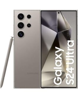 Smartphone Samsung Galaxy S24 Ultra, Galaxy AI, Selfie de 12MP, Tela de 6.8″ 1-120Hz, 512GB, 12GB RAM – Titânio Cinza