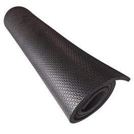 Tapete Colchonete (Yoga, Pilates, Fitness, Ginástica) 1m x 50cm x 10mm (Preto)