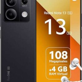 Xiaomi Redmi Note 13 5G – 8 + 256 GB, tela AMOLED FHD + 120 Hz de 6,67 “, MediaTek Dimensity 6080, câmera tripla de até 108 MP, carregamento rápido de 33 W (Preto)