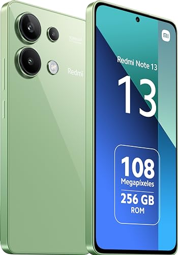 Smartphone Xiaomi Redmi Note 13, 8+256G modelo 23129RA5FL, verde