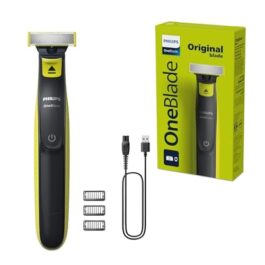 Aparador e raspador OneBlade com 3 pentes, à prova d’água, Bivolt – QP2724/10 Philips