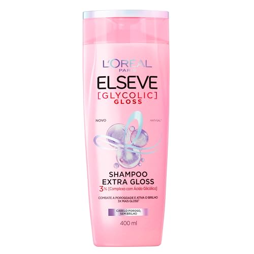 Elseve Haircare, Shampoo L'Oréal Paris Glycolic Gloss, 400ML