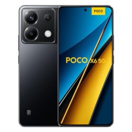 Smartphone Xiaomi POCO X6 5G 8GB+256GB NFC Snapdragon 7s Gen 2 Smartphone 120Hz FioW AMOLED 64MP Câmera tripla com OIS (preto)