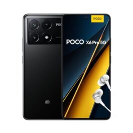 Smartphone Xiaomi POCO X6 Pro 5G 12GB+512GB NFC Dimensity 8300-Ultra 64MP câmera tripla 67W 120Hz AMOLED (Preto)