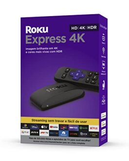 Roku Express 4K | Dispositivo de streaming para TV HD/4K/HDR compatível com Alexa, Siri e Google