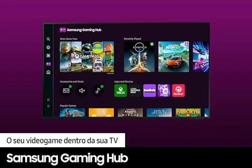 Samsung Smart TV 55" Crystal UHD 4K 55DU8000 - Painel Dynamic Crystal Color, Gaming Hub - Imagem 5