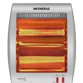 Aquecedor Halógeno Comfort Air, Mondial, Cinza/Branco, 800W, 110V – A-09