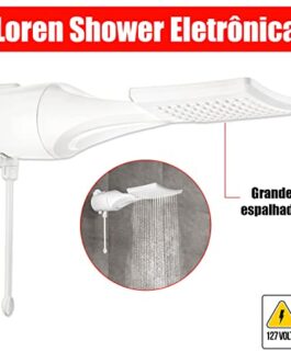 Chuveiro Loren Shower Eletrônico 5500w 127v~ LORENZETTI, Branco