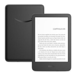 Kindle 16 GB (Última geração) – Leve e compacto, com tela antirreflexo, trocas de página mais rápidas, luz frontal ajustável e bateria de longa duração – Cor Preta