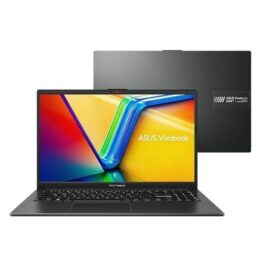 Notebook ASUS VivoBook Go 15, AMD RYZEN 5 7520U, 8GB, 512GB SSD, KeepOS, Tela 15,6″ FHD, Mixed Black – E1504FA-NJ732