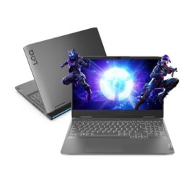 Notebook Gamer Lenovo LOQ Intel Core i5-12450H 16GB 512GB SSD RTX 2050 15.6″ FHD W11 83EU0001BR