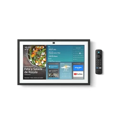 Novo Echo Show 15 | Smart display Full HD de 15,6” com Alexa, experiência Fire TV e controle remoto por voz