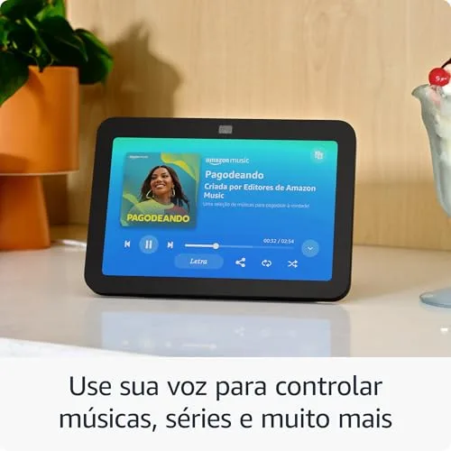 Novo Echo Show 8 (3ª geração) | Smart display com áudio espacial, hub de casa inteligente e Alexa | Cor Preta - Image 4