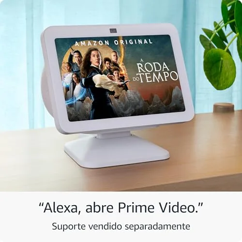 Novo Echo Show 8 (3ª geração) | Smart display com áudio espacial, hub de casa inteligente e Alexa | Cor Preta - Image 5