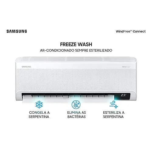 Ar Condicionado Split Inverter Samsung Windfree Connect 12000 Btus Quente/frio 220v ar12bseaawkxaz - Image 5