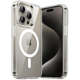 [Capa Mag-safe para iPhone 16 Pro MAX] Capinha Clear Case Magnetica Premium com Proteção de Câmera Compatível com Mag-safe, Transparente Anti-Amarelamento e Resistente a Riscos e Anti Impacto