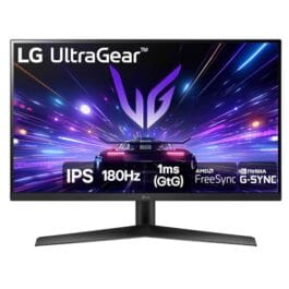 Monitor Gamer LG UltraGear 27” 27GS60F-B IPS Full HD 180Hz 1ms (GtG) NVIDIA® G-SYNC® AMD FreeSync™ HDR10 sRGB 99% HDMI DisplayPort