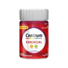 Centrum Essencial, Multivitamínico Adulto, Suplemento Vitamínico com Vitaminas B1, B2, B5, B6, Vitamina D, e Vitamina C, 30 Comprimidos