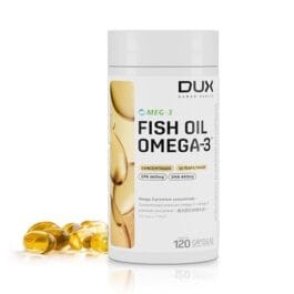 Dux Nutrition Ômega 3 Premium | 660mg EPA + 440mg DHA – 120 Cápsulas (Embalagem Pode Variar)