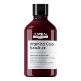L’Oréal Professionnel, Shampoo Profissional, Vitamino Color Spectrum, para todos os cabelos coloridos & cores vibrantes, limpa suavemente, com brilho espelhado ultra intenso, 300ml