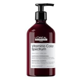 L’Oréal Professionnel, Shampoo Profissional, Vitamino Color Spectrum, para todos os cabelos coloridos & cores vibrantes, limpa suavemente, com brilho espelhado ultra intenso, 500ml