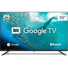 PHILIPS, Smart TV, 55” 4K UHD, 55PUG7019/78, Google TV, Comando de Voz, HDR