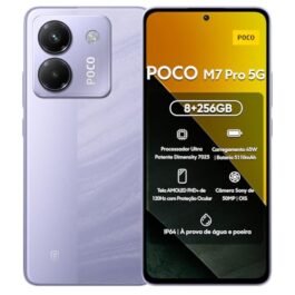 Xiaomi Smartphone POCO M7 Pro 5G 256GB | 8GB/12GB RAM | Processador Ultra Potente Dimensity 7025 | Tela AMOLED FHD+ 120Hz com Proteção Ocular | Bateria 5110mAh com 45W Turbo Charge (Roxo, 8+256GB)