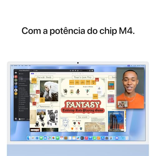 Apple 2024 iMac (de 24 polegadas, Chip M4 da Apple com CPU de 8 núcleos e GPU de 8 núcleos, 16GB Memória unificada, de 256 GB) - azul 6 Apple 2024 iMac (de 24 polegadas, Chip M4 da Apple com CPU de 8 núcleos e GPU de 8 núcleos, 16GB Memória unificada, de 256 GB) - azul - Imagem 5