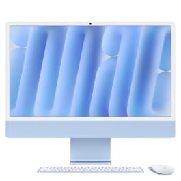 Apple 2024 iMac (de 24 polegadas, Chip M4 da Apple com CPU de 8 núcleos e GPU de 8 núcleos, 16GB Memória unificada, de 256 GB) – azul