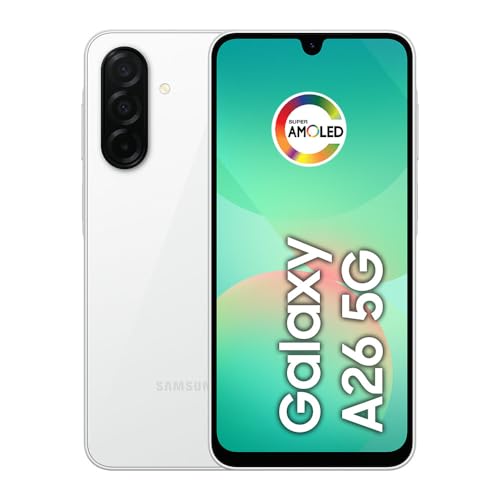 Samsung Celular Galaxy A26 5G 256GB 8GB RAM Camera de 50MP IP67 Tela Super AMOLED 67 NFC Branco 0