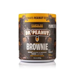Dr Peanut Pasta De Amendoim Sabor Brownie Com Whey Protein 600G Dr. Peanut