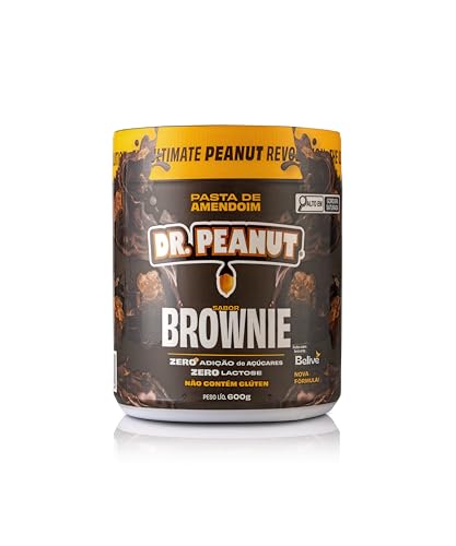 Dr Peanut Pasta De Amendoim Sabor Brownie Com Whey Protein 600G Dr. Peanut 2 Dr Peanut Pasta De Amendoim Sabor Brownie Com Whey Protein 600G Dr. Peanut